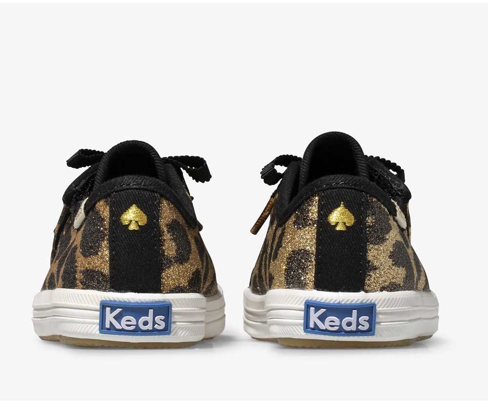 Tenis Keds Niña Leopardo - Kate Spade New York Kickstart Jr. Glitter Leopard - 5147-PSYRL